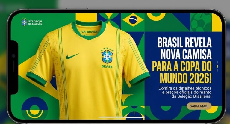 nova camisa da Seleção Brasileira