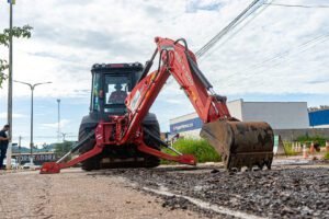 operação tapa-buraco em Parauapebas