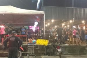 homens baleados em Marabá