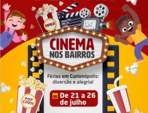 Cinema nos Bairros em Curionópolis