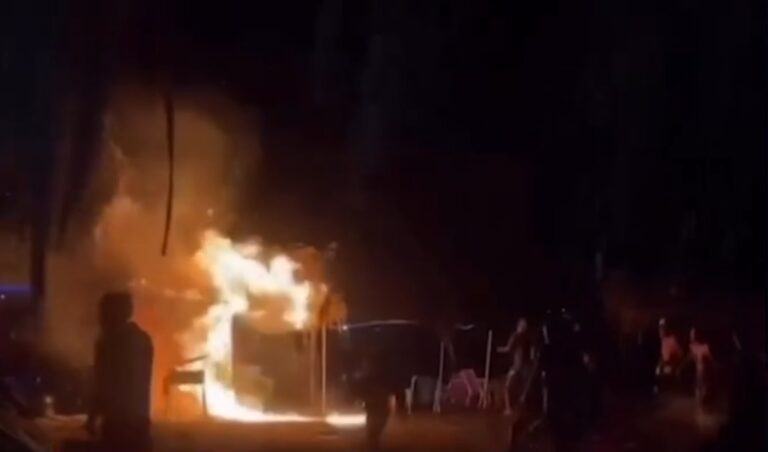 incêndio na Praia do Tucunaré