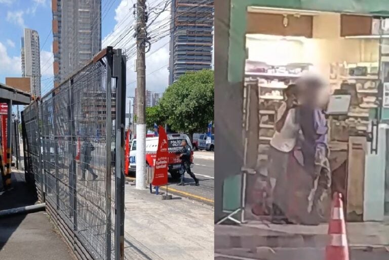 tentativa de assalto em Belém